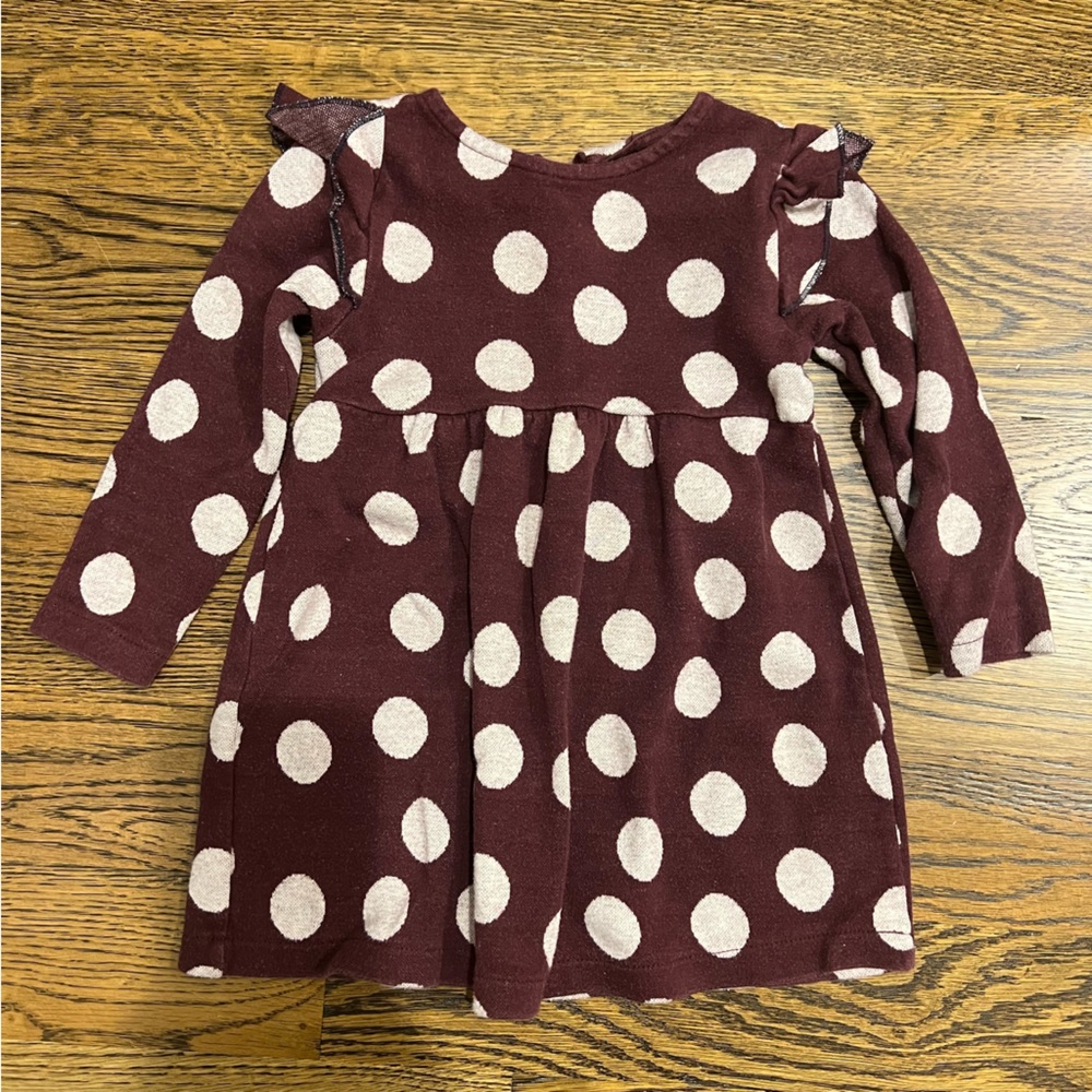 Zara Polka Dot Sweater Dress